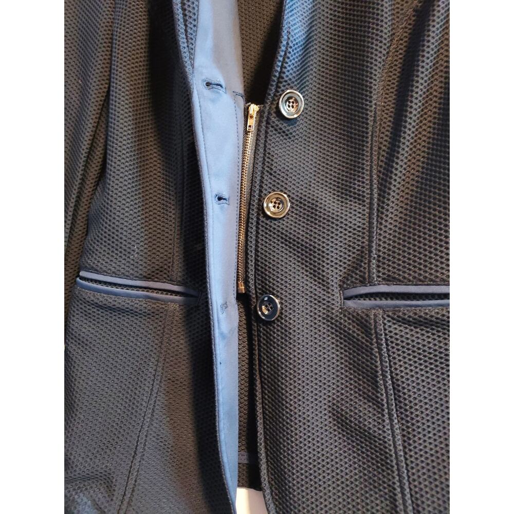 Unbranded Navy Mesh Fitted Equestrian-style Jacket - Size XS - Picture 3 of 5